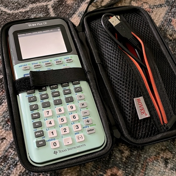 CaseSack Graphing Calculator Case For Texas Instruments TI84 Plus, TI84, TI83, TI89, TI-Nspire CXII/TI Nspire CX CAS/TI Nspire CX, Stationary Mesh Pocket, Pen/Pencil Holder - View #2